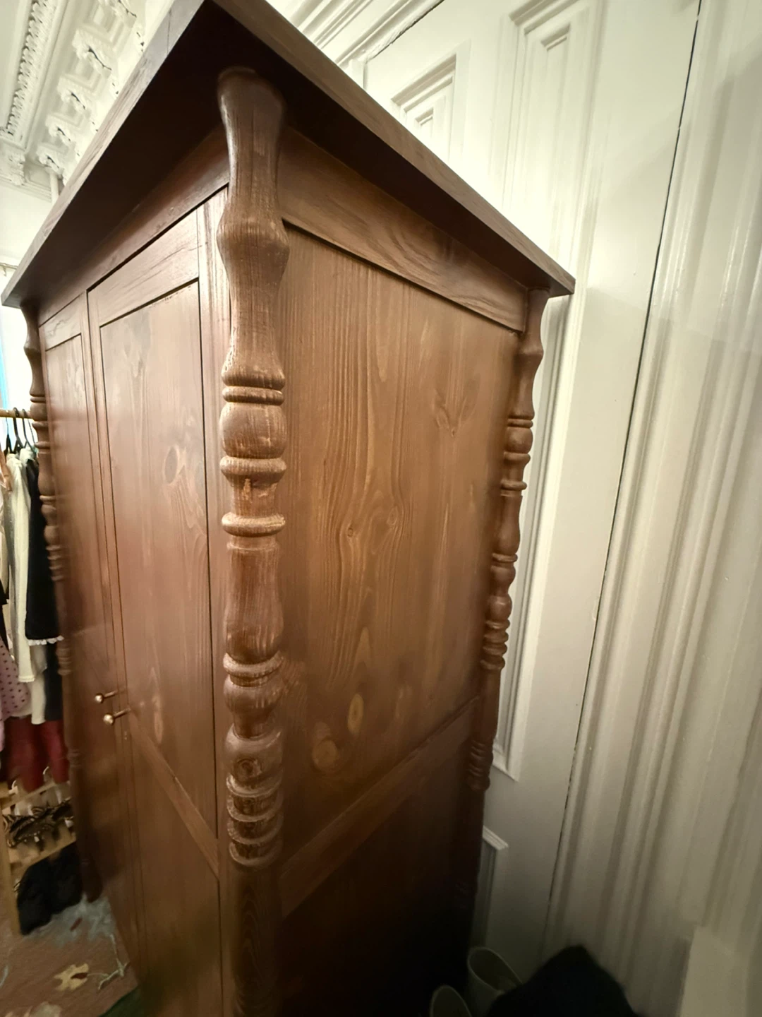 Solid Wood Wardrobe Cabinet - photo 4