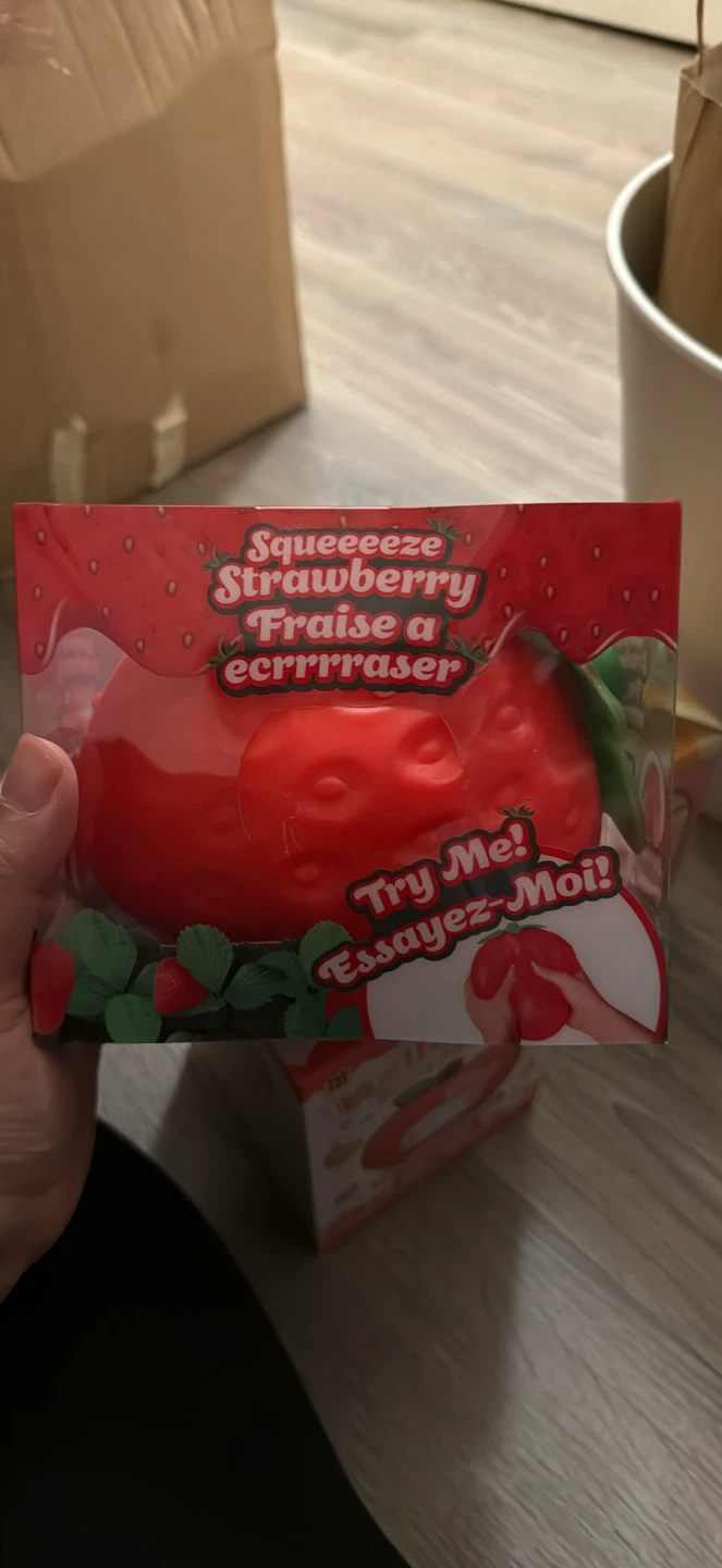 Squeeeeze Strawberry Toy