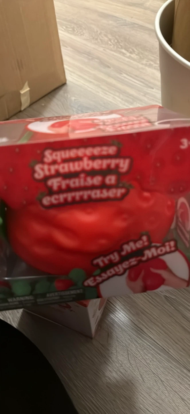 Squeeeeze Strawberry Toy - photo 2
