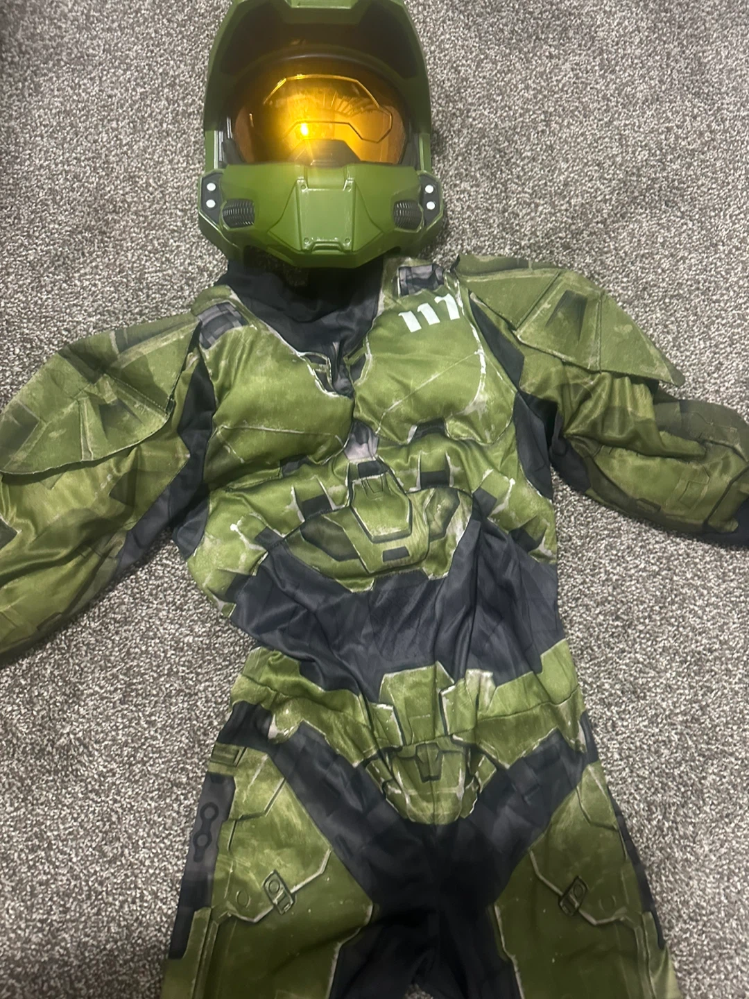 Halo Master Chief Costume with Helmet - photo 2
