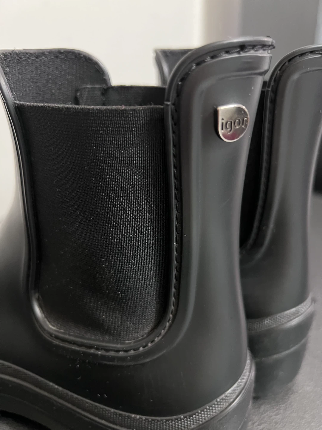 Igor Black Chelsea Rain Boots – Women’s EU 39 / US 8–8.5 - photo 5
