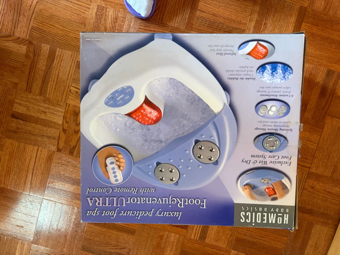 HoMedics FootRejuvenator Ultra Foot Spa