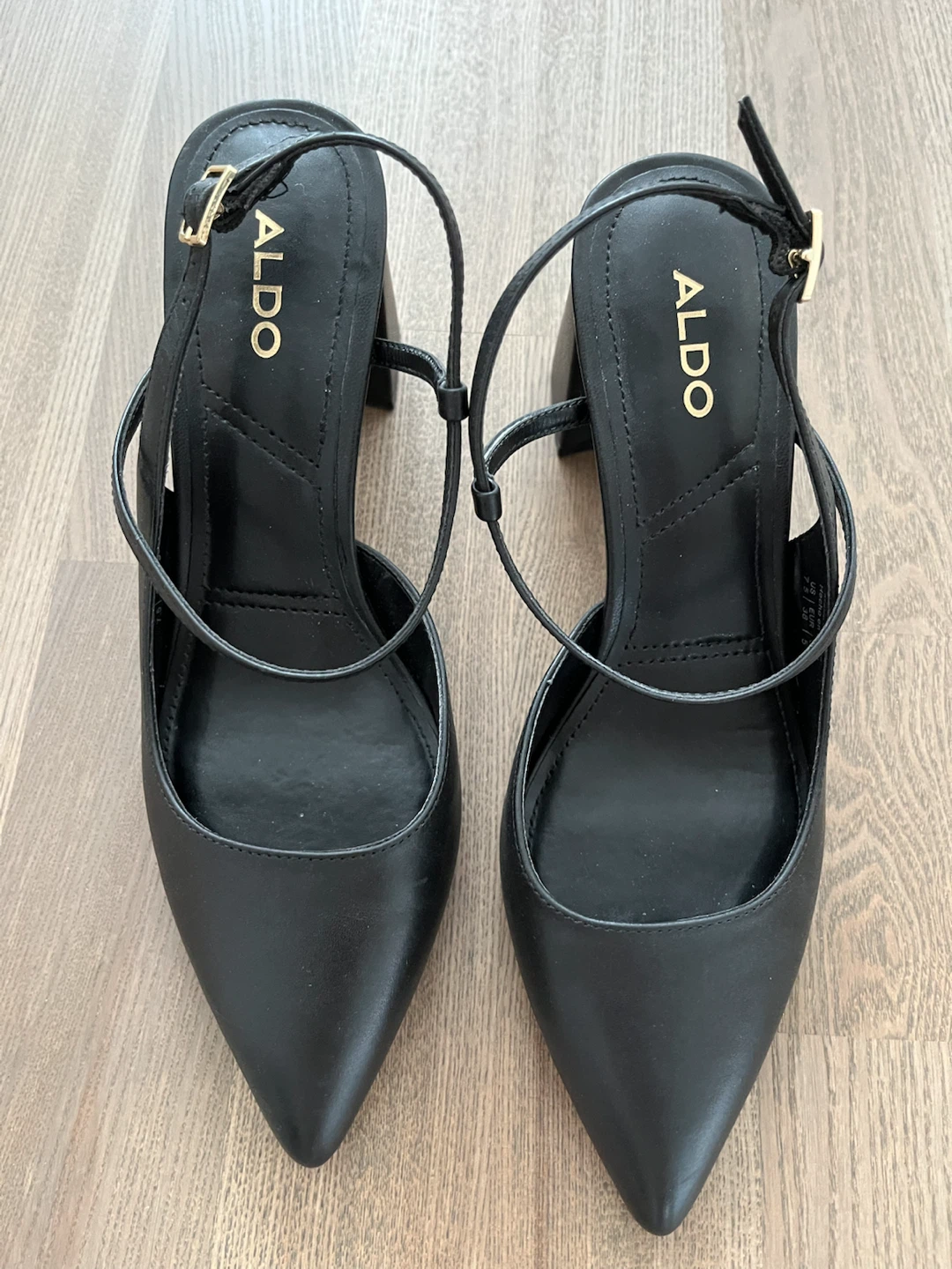 ALDO Black Heeled Sandals