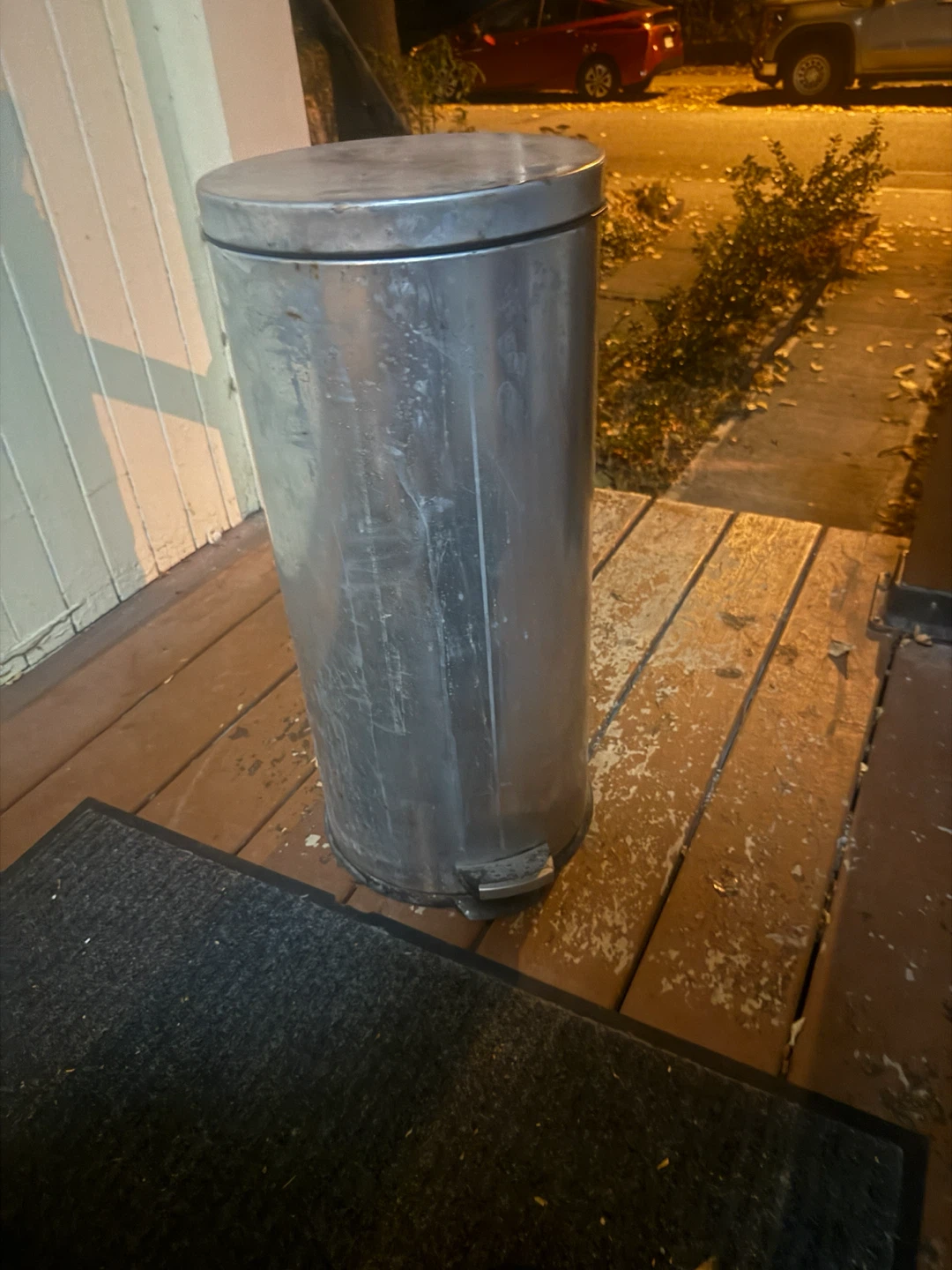 Stainless Steel Pedal Trash Can - photo 2