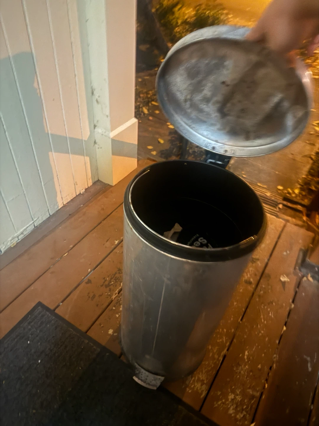 Stainless Steel Pedal Trash Can - photo 3