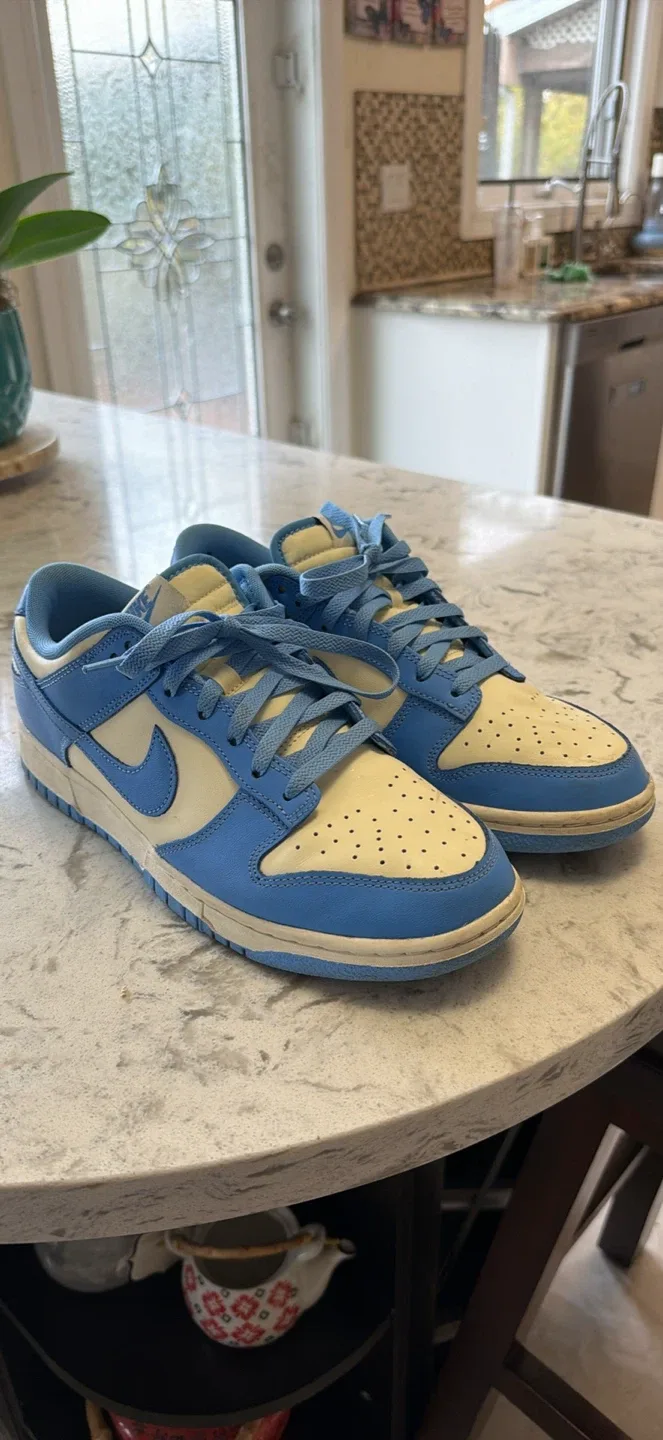 Nike Dunk retro low coconut, milk, university blue