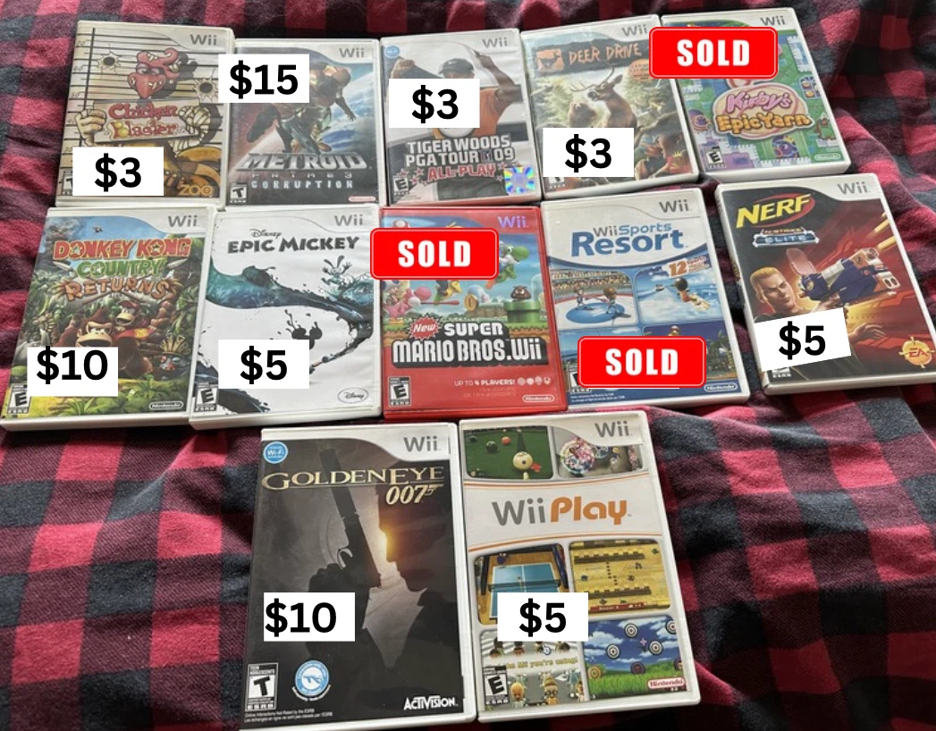 Wii & Wii U Games (See Details)