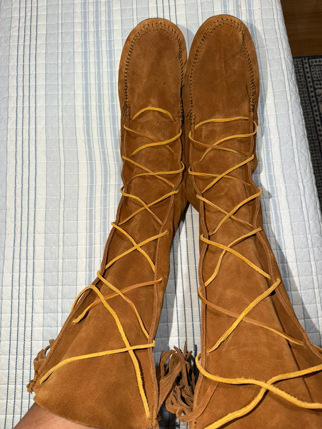 Minnetonka Fringe Suede Boots - photo 3