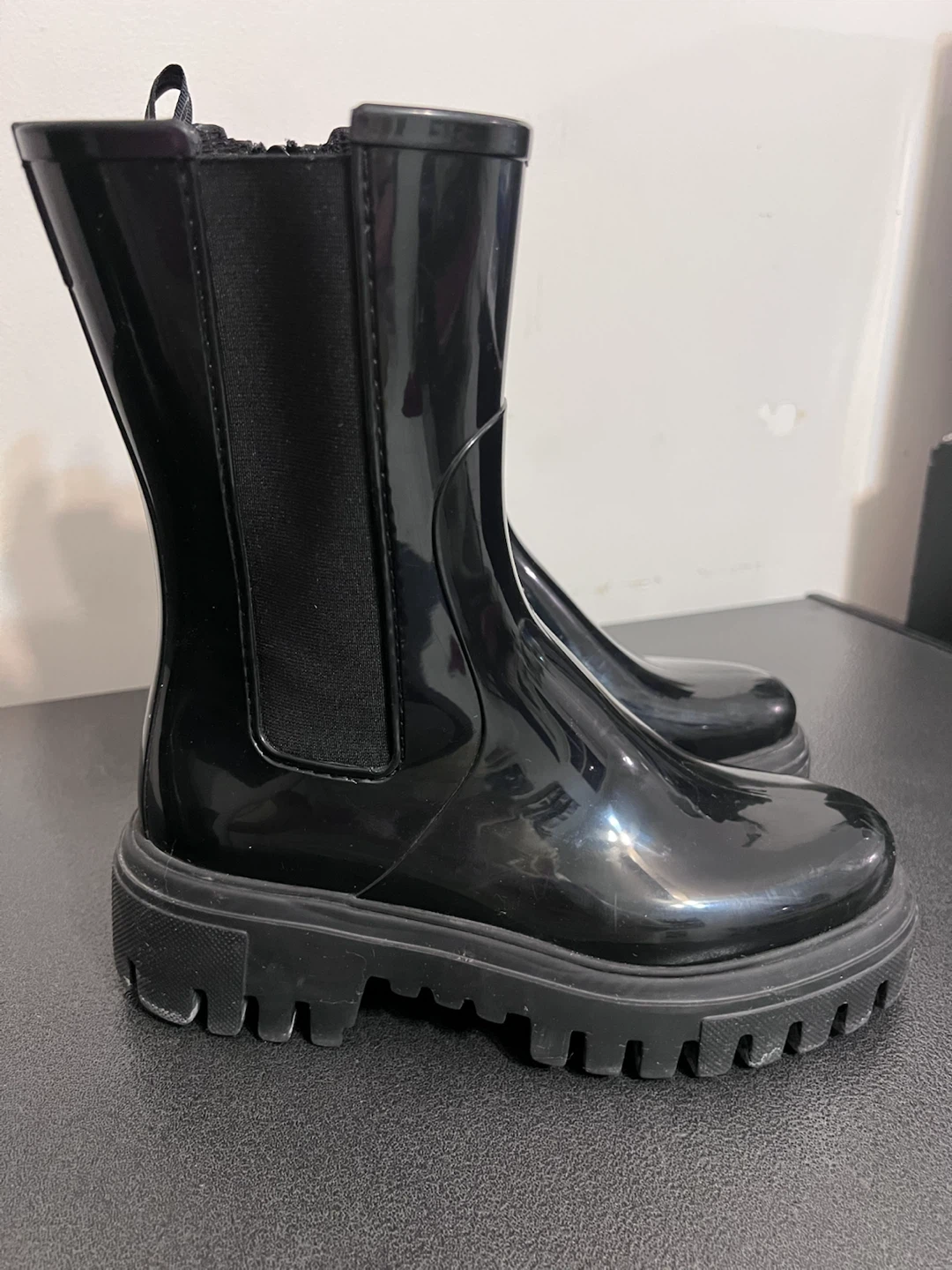Lemon Jelly City Black Boots – Women’s Size 37