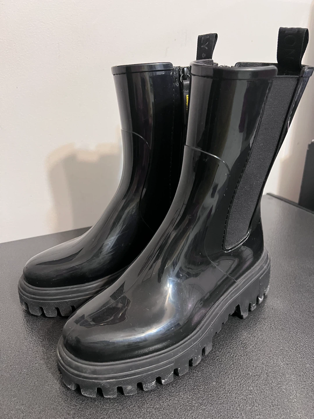 Lemon Jelly City Black Boots – Women’s Size 37 - photo 4