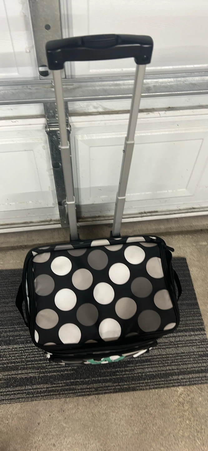 Rolling Cooler Bag with Polka Dot Pattern - photo 3