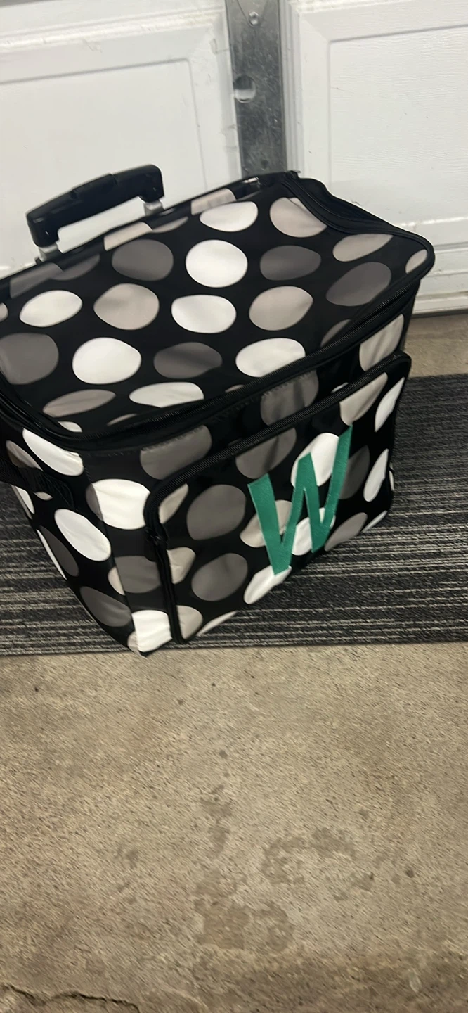 Rolling Cooler Bag with Polka Dot Pattern - photo 4