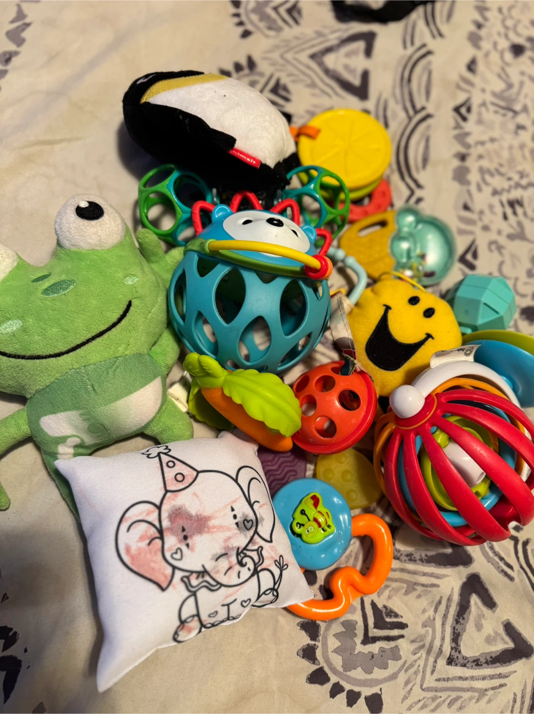 Assorted Baby Rattle and Teether Toy Bundle