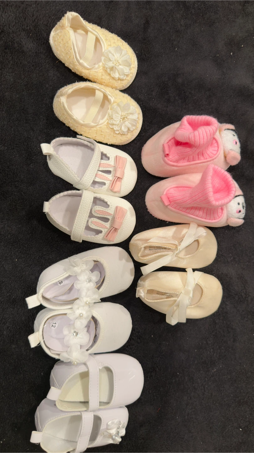 Lot of 6 Pairs of Baby Shoes - photo 3