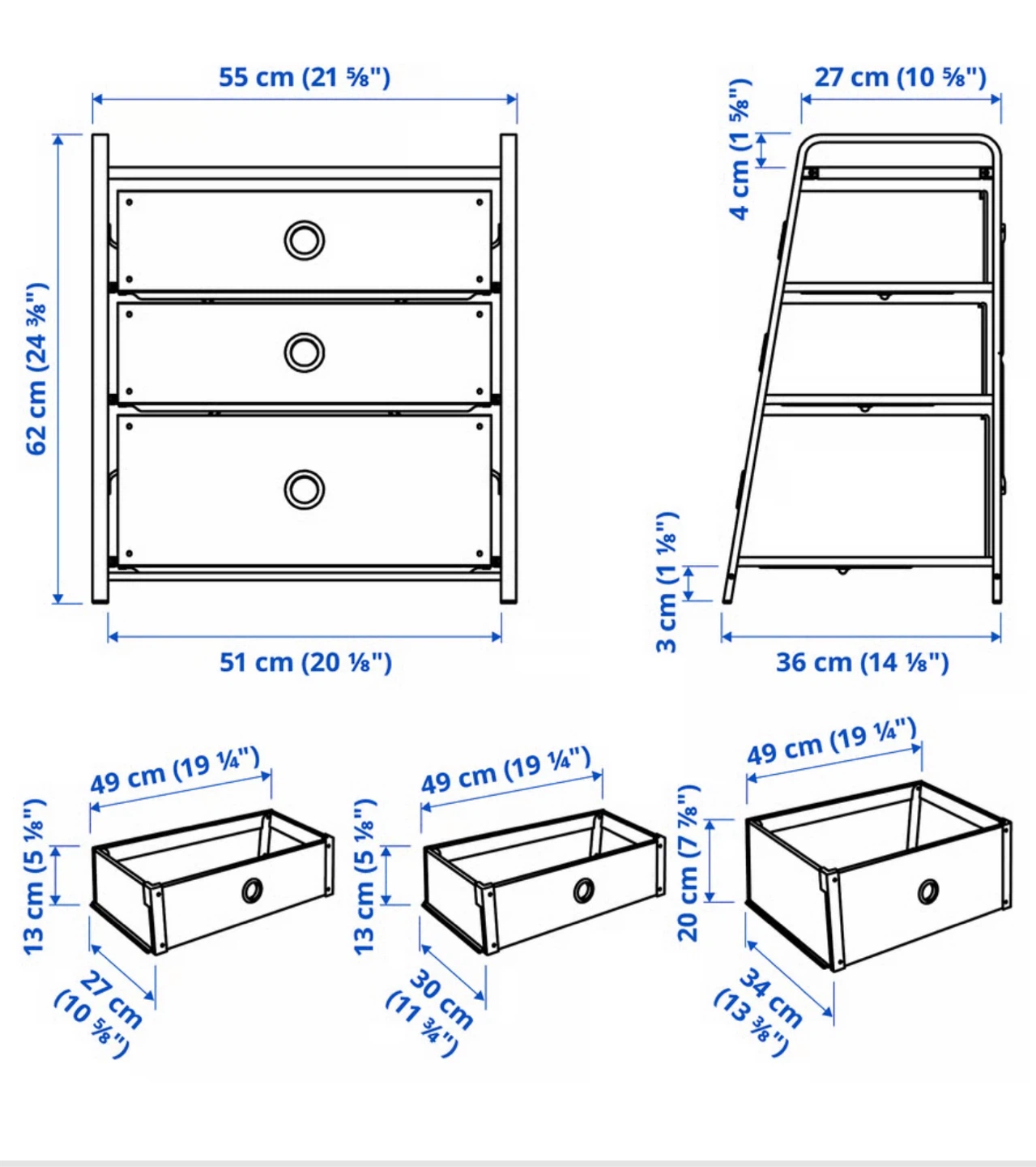 IKEA Lennart Drawer Unit - photo 2