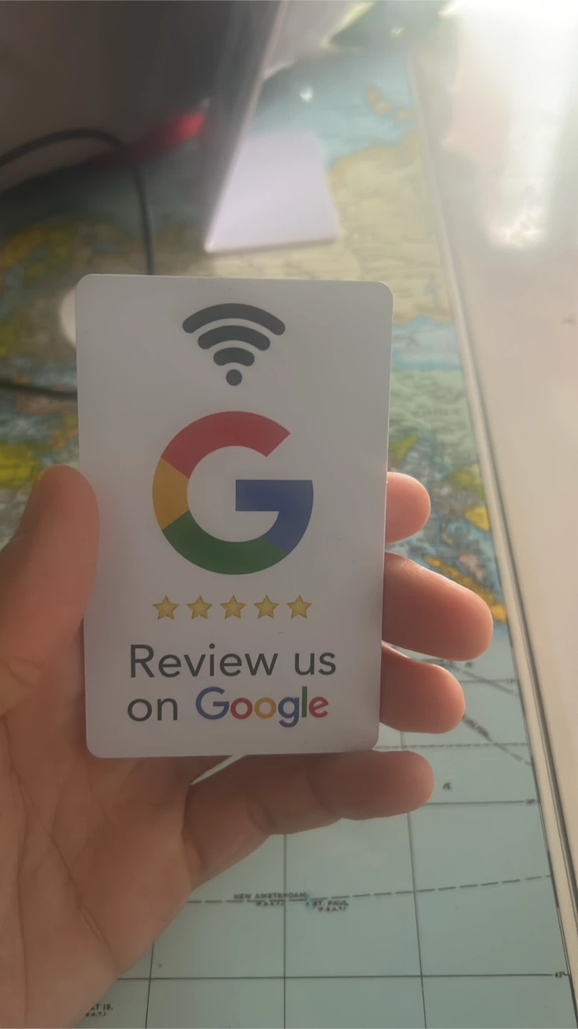 Set of 10 Google Review NFC Cards