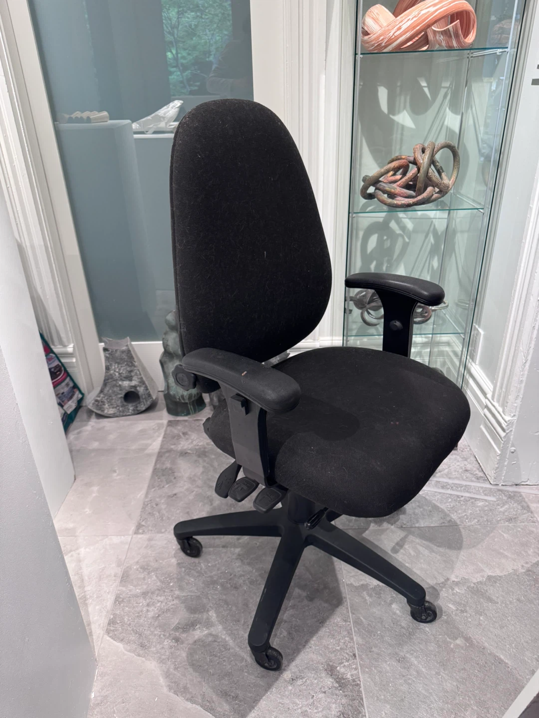 Adjustable Black Office Chair