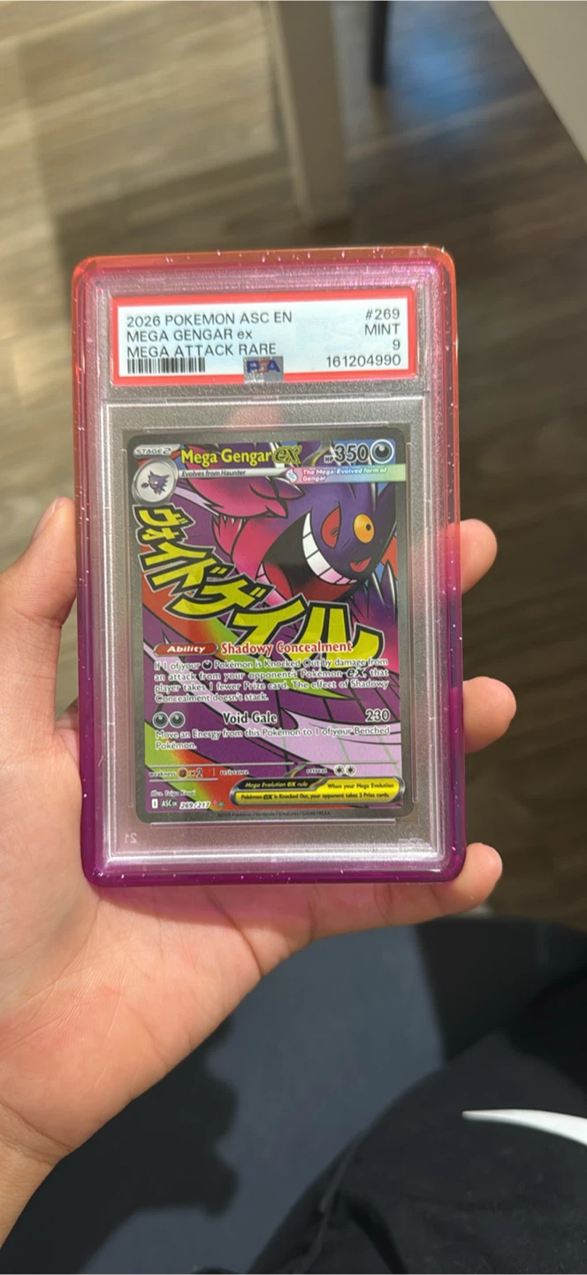 PSA 9 Mint Mega Gengar ex Pokémon Card