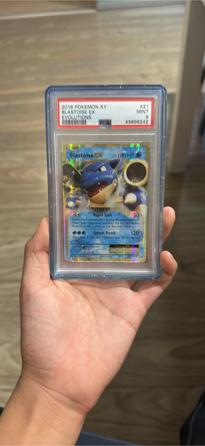 PSA 9 2016 Pokemon XY Evolutions Blastoise EX #21