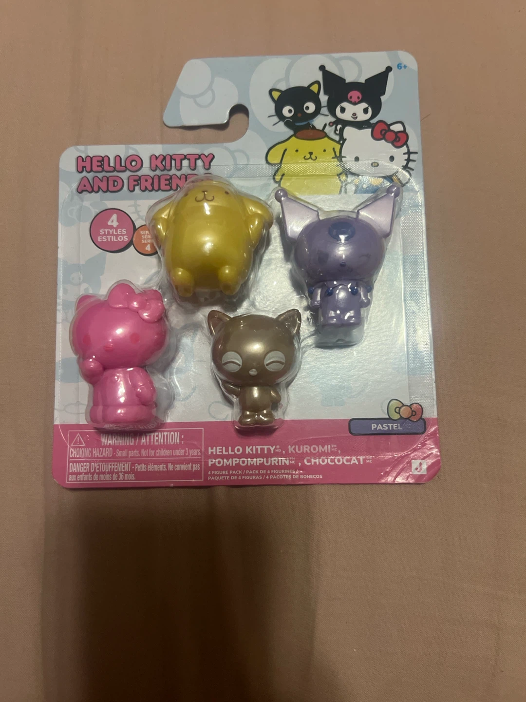 Hello Kitty and Friends Pastel 4 Figure Pack