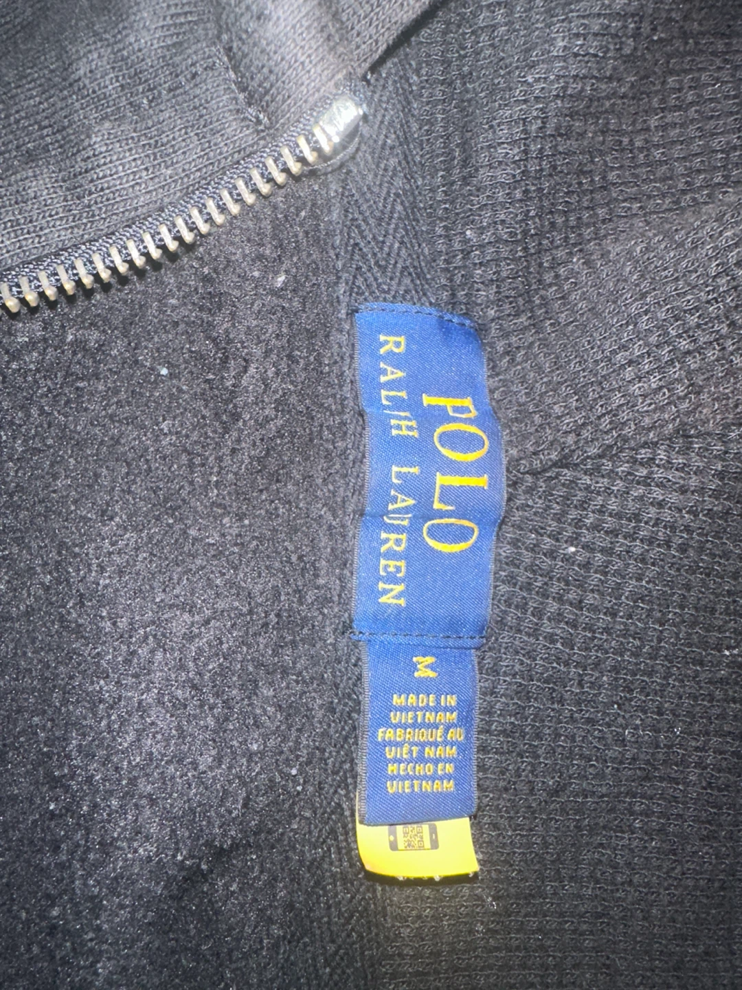 Black polo zip up - photo 3