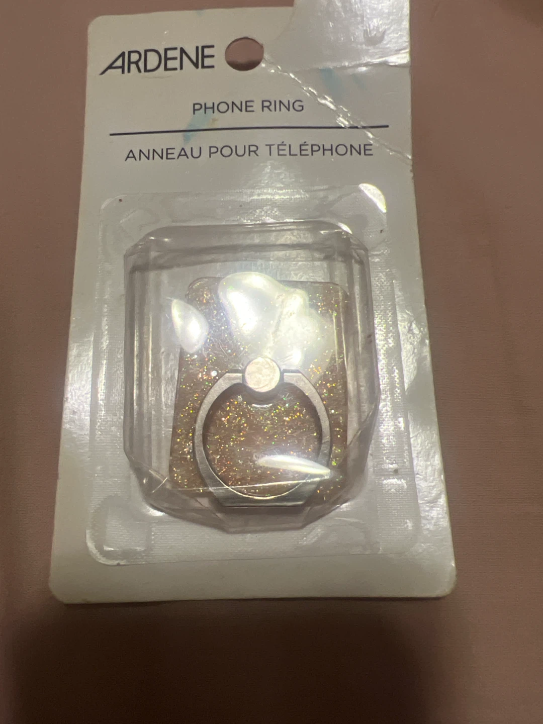 Ardene Glitter Phone Ring