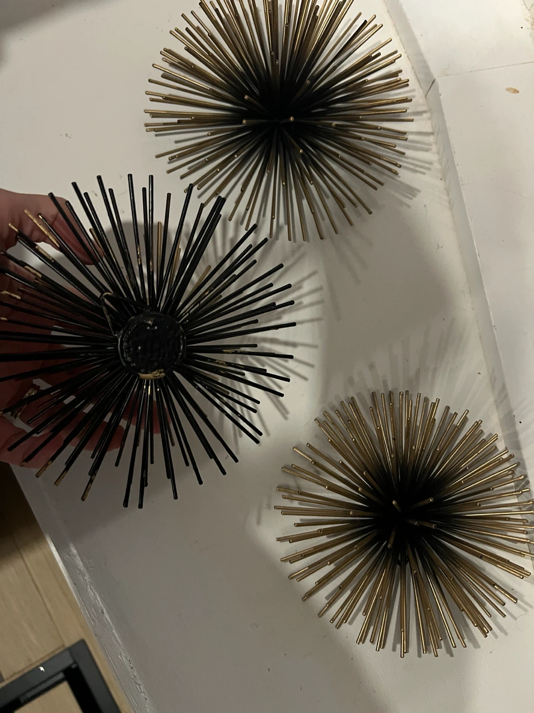 Set of 3 Starburst Wall Decor - photo 2