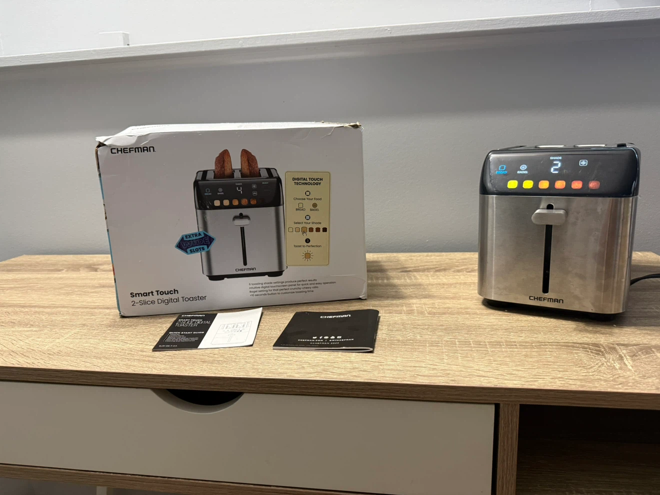 Chefman Smart Touch 2-Slice Digital Toaster - photo 4