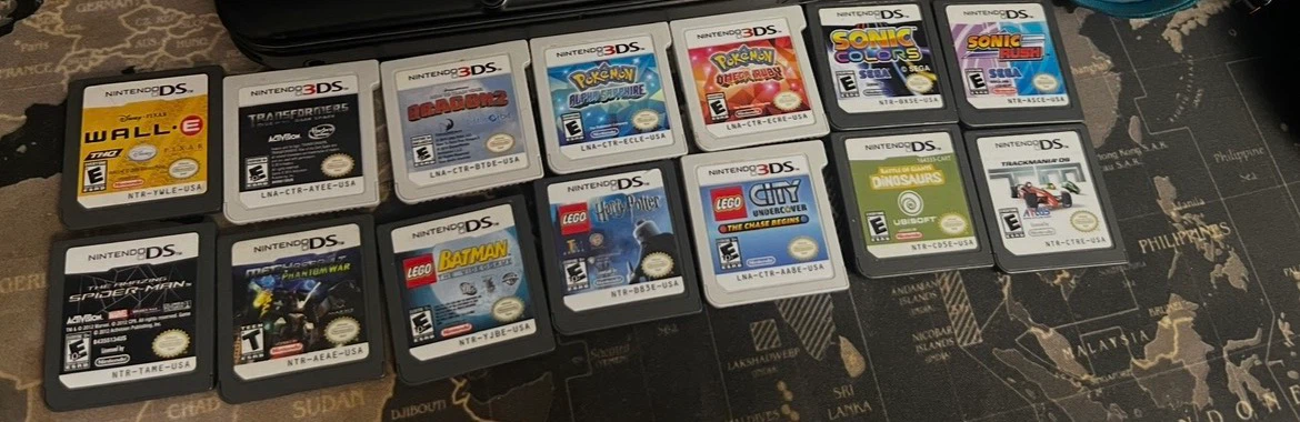Collection of Nintendo DS and 3DS Games