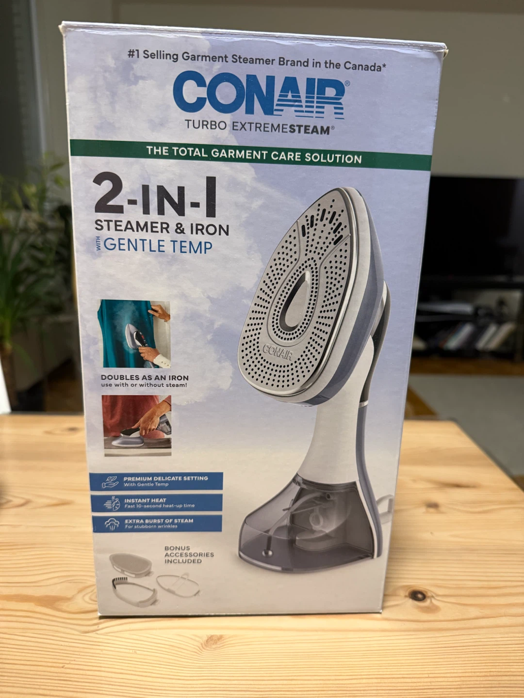 Conair Turbo ExtremeSteam 2-in-1 Steamer & Iron - New - photo 3