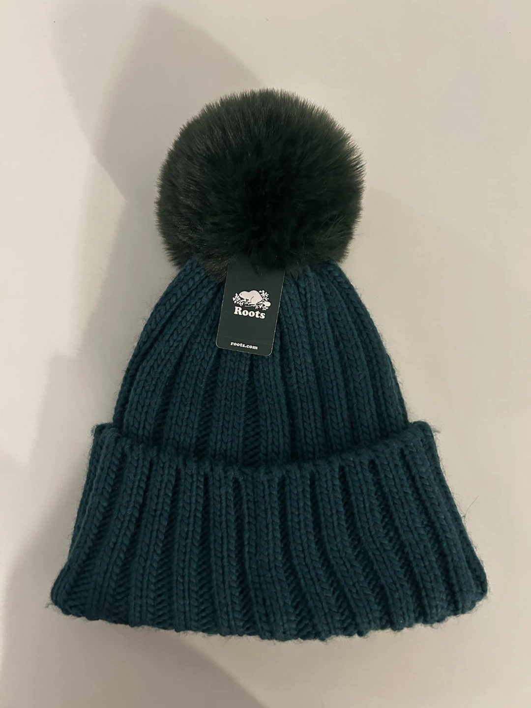 Roots Ribbed Pom-Pom Hat For Sale