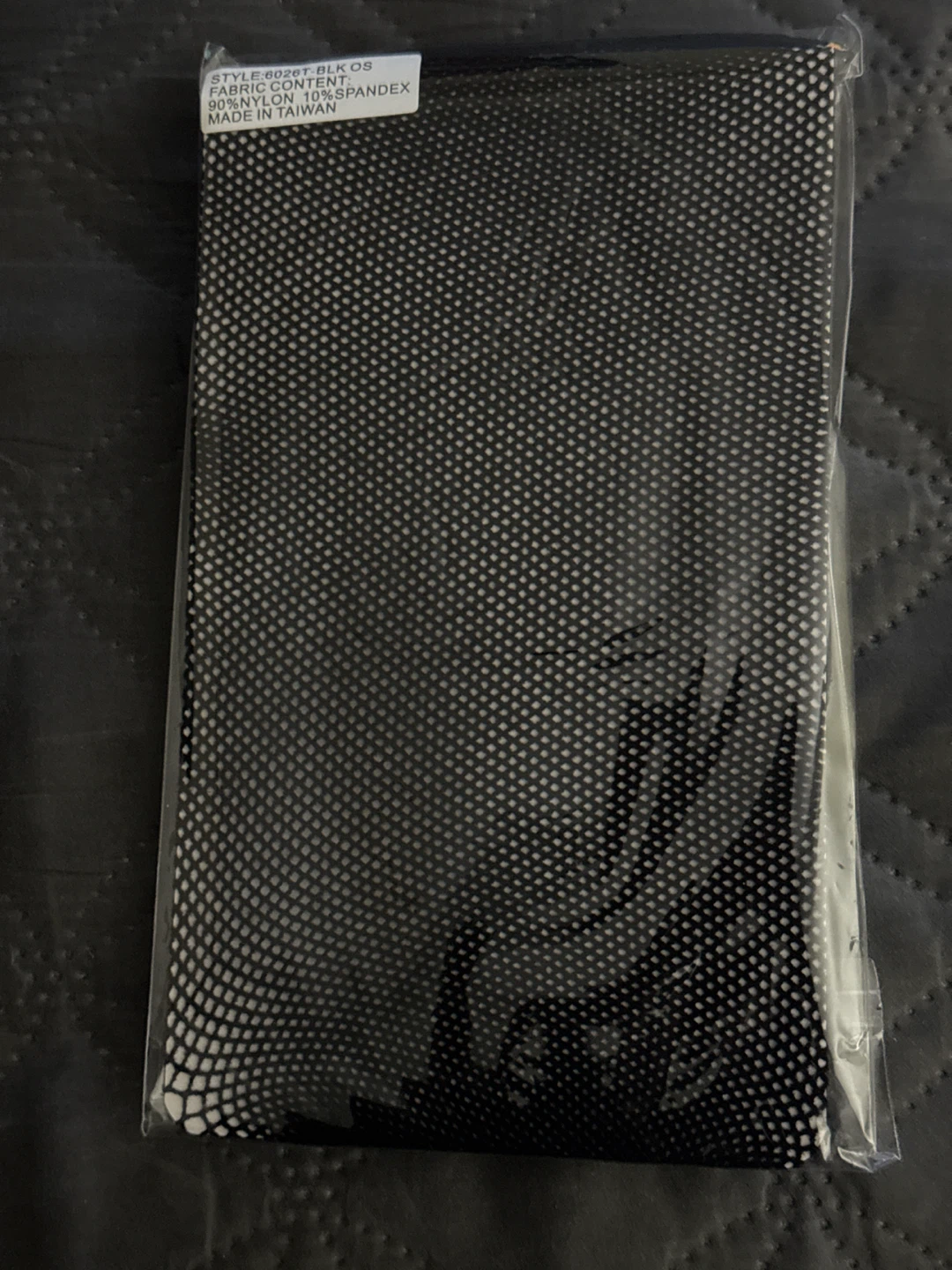 New Black Knee High Fishnet Tights - OS