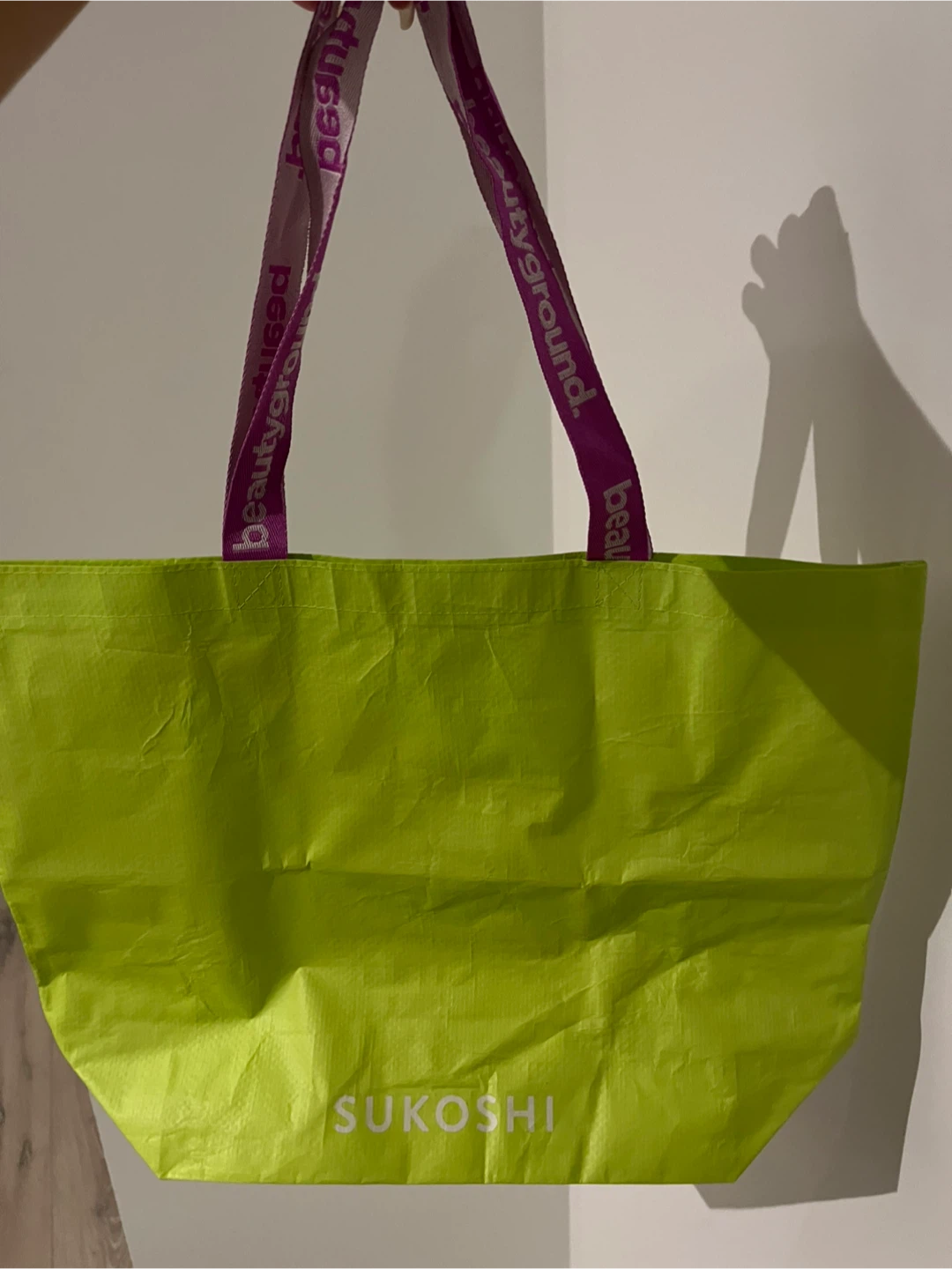 Sukoshi Beauty Ground Green Tote Bag Spacious - photo 2