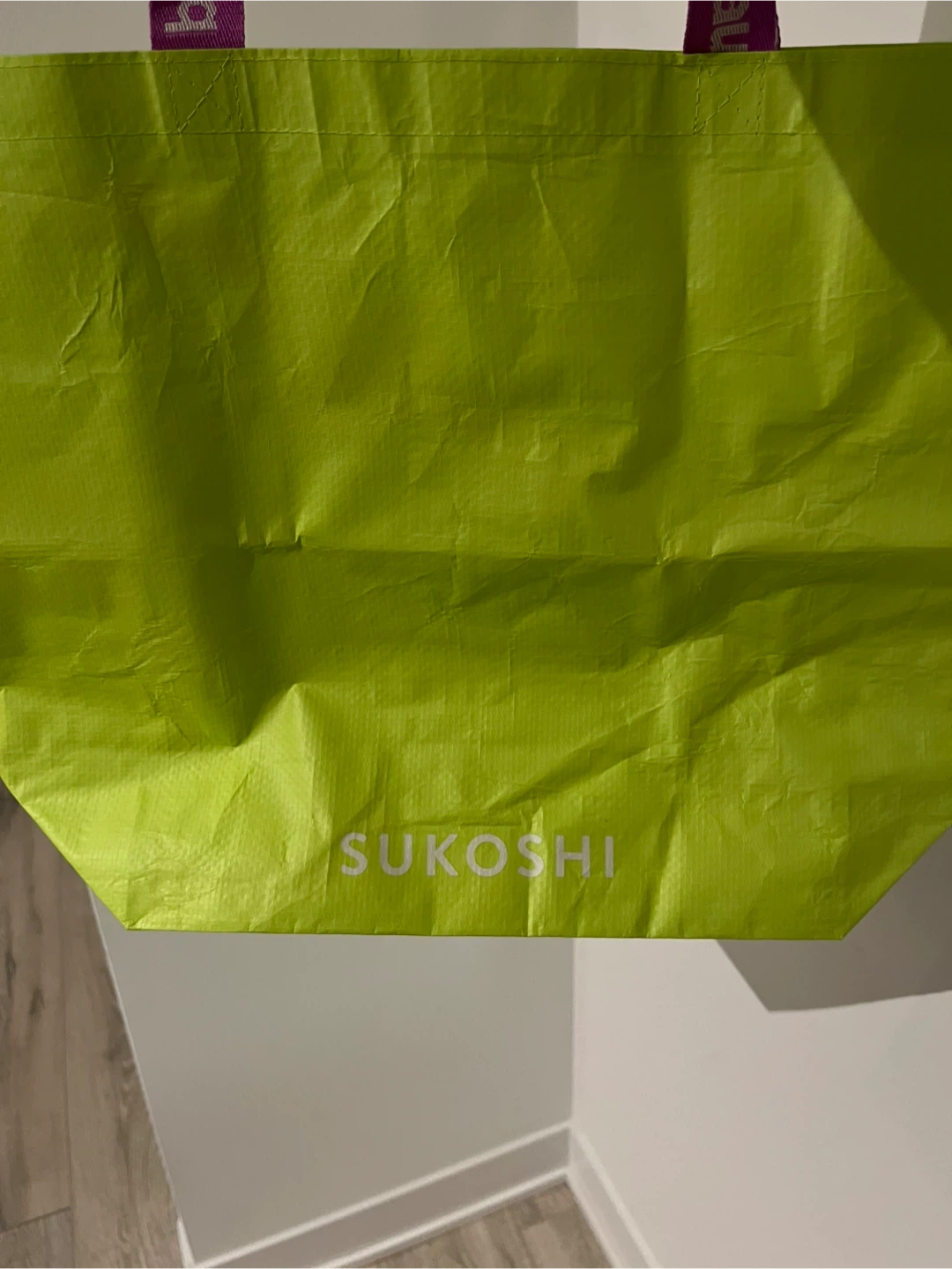 Sukoshi Beauty Ground Green Tote Bag Spacious - photo 3