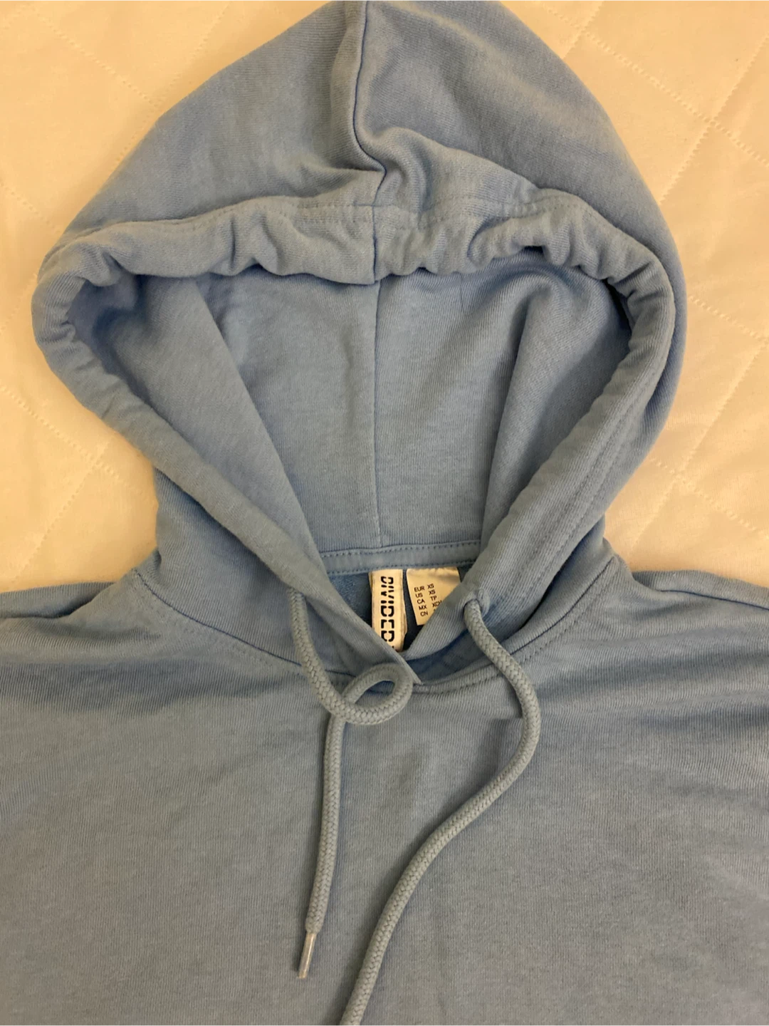 H&M DIVIDED Sleeveless Hoodie Blue - photo 4