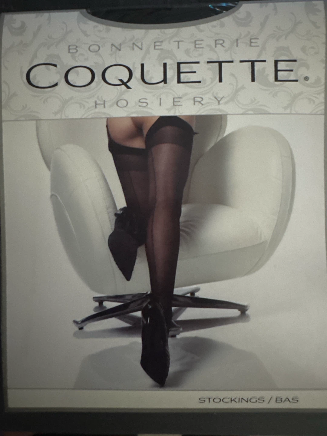 Coquette Hosiery Sheer Back Seam Thigh Highs