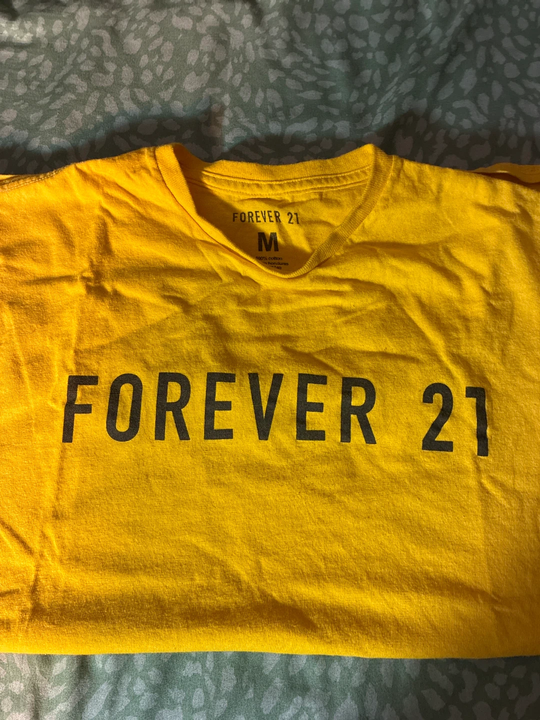 Forever 21 Yellow T-Shirt Medium - photo 2
