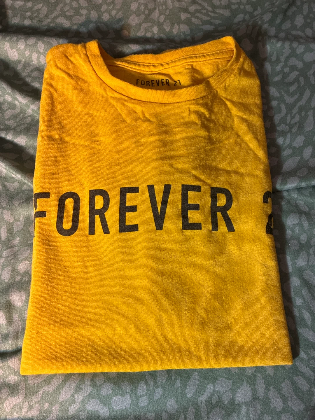 Forever 21 Yellow T-Shirt Medium - photo 3