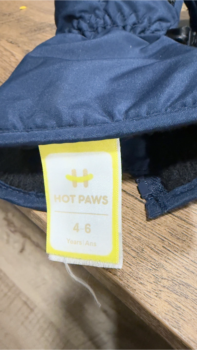 Hot Paws Kids Winter Mittens Navy Blue - photo 2