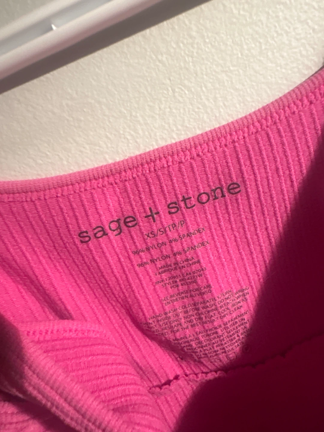 Ribbed Bodysuit Pink - photo 4
