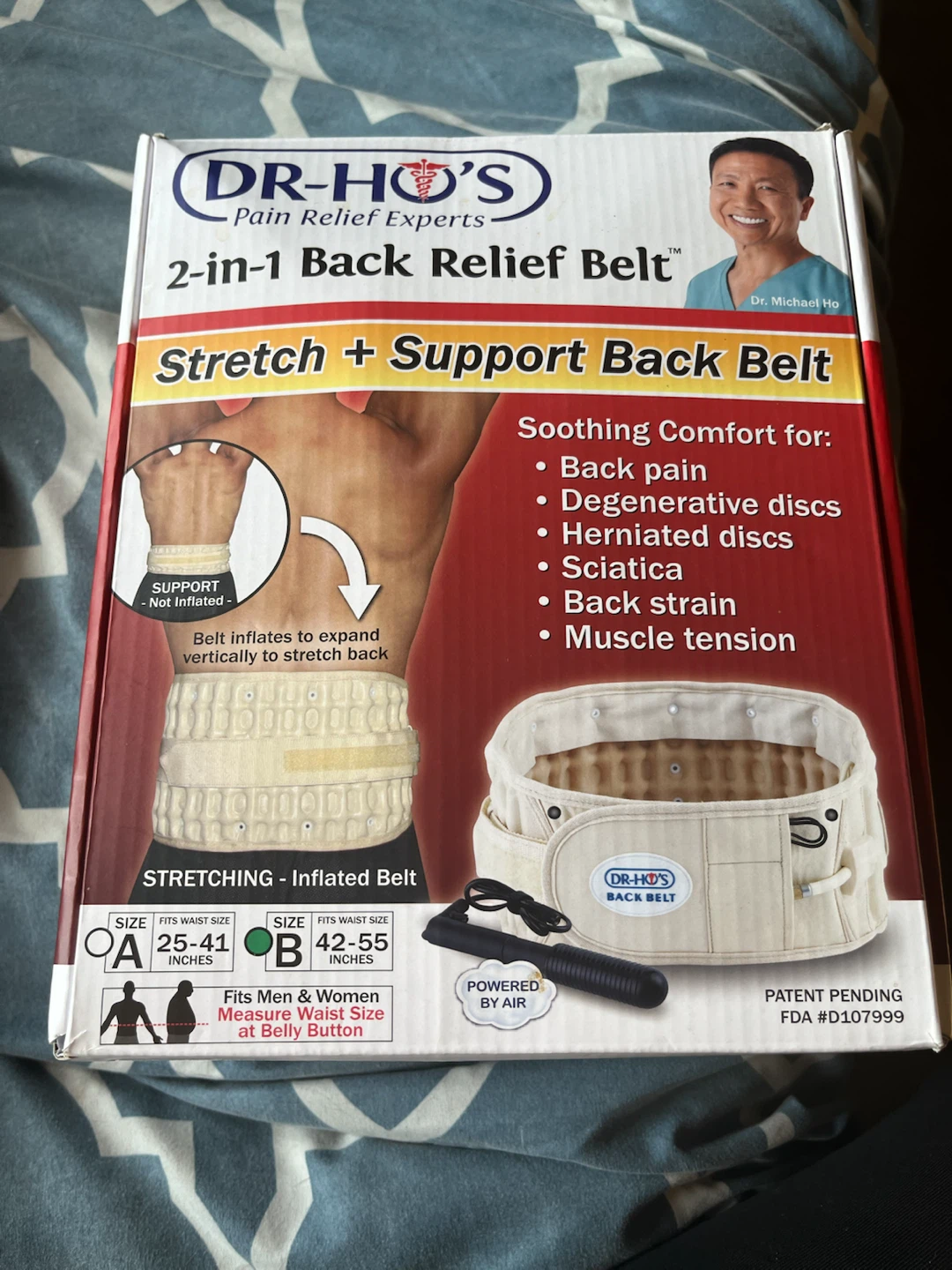 Dr. Ho's 2-in-1 Back Relief Belt