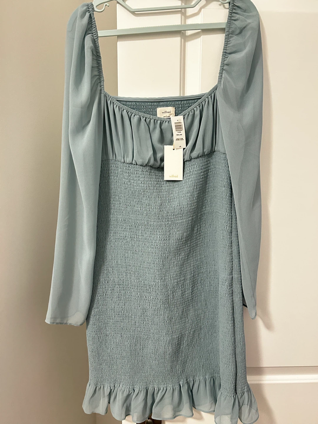 Wilfred Ballad Dress For Sale in Sage Stone - photo 3