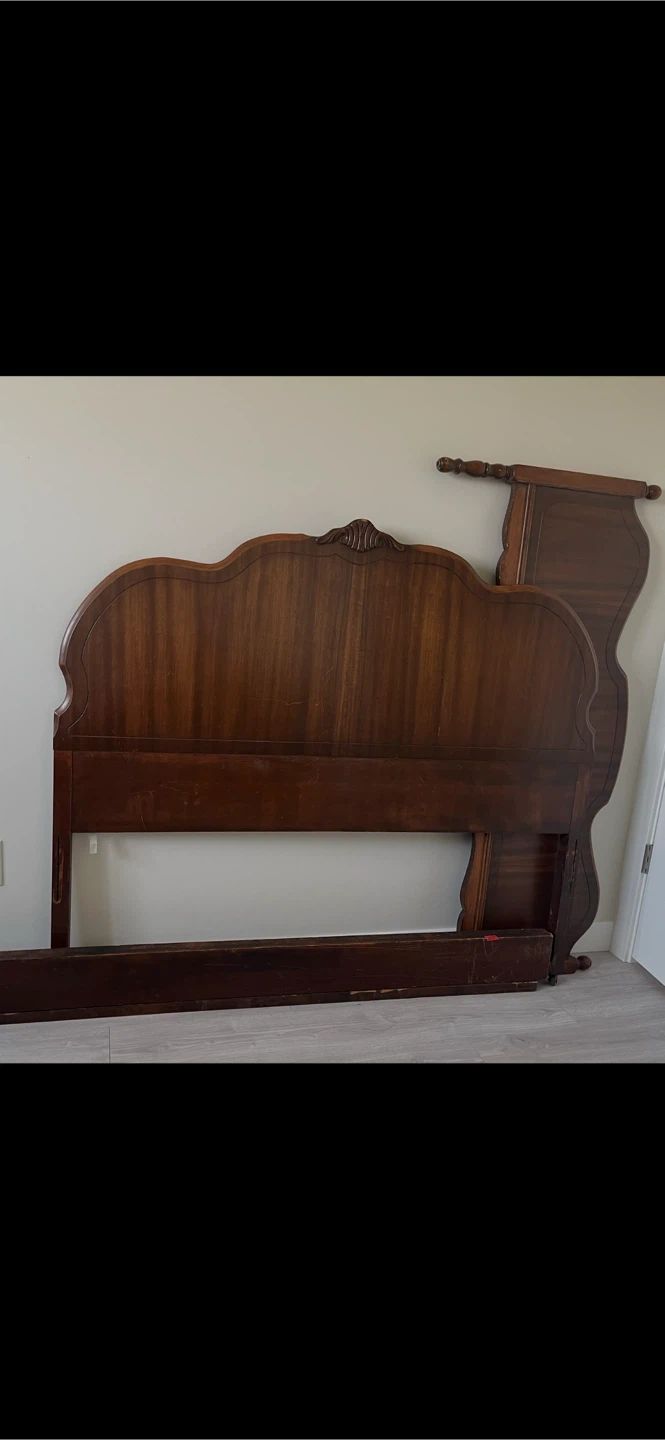 Vintage Wooden Headboard