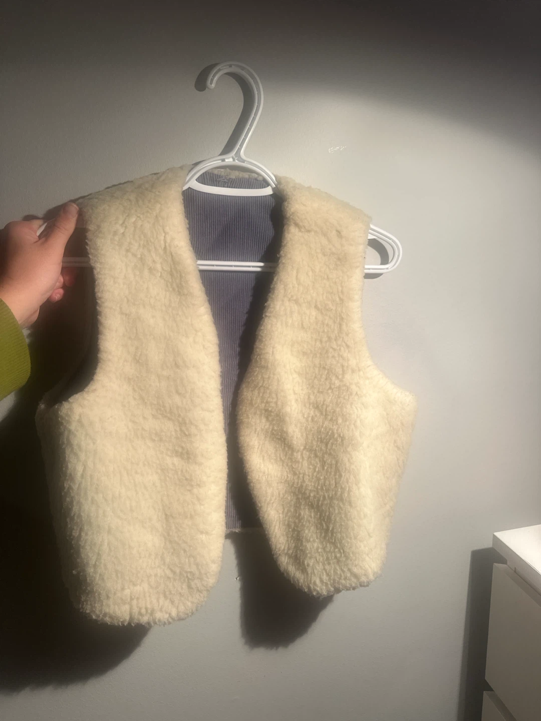 Reversible Blue Corduroy and wool Vest - photo 2
