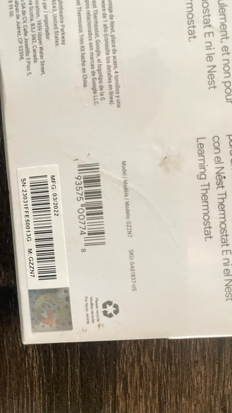 Google Nest Thermostat Trim Kit - photo 3