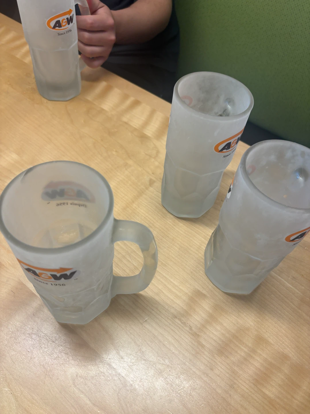 Set of 3 A&W Root Beer Frosted Mugs
