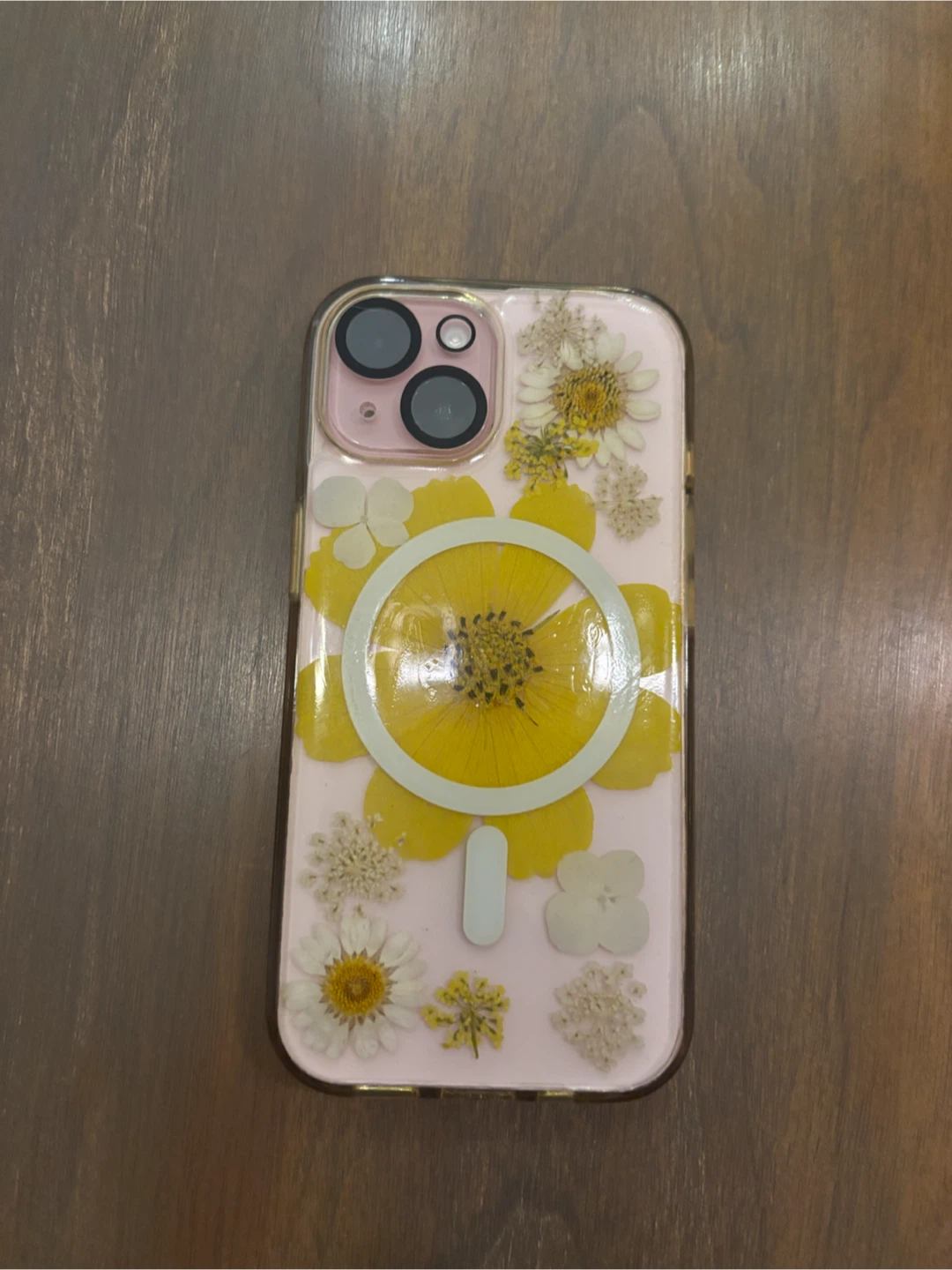 Pink apple IPhone 15 with MagSafe Phone Case - photo 3