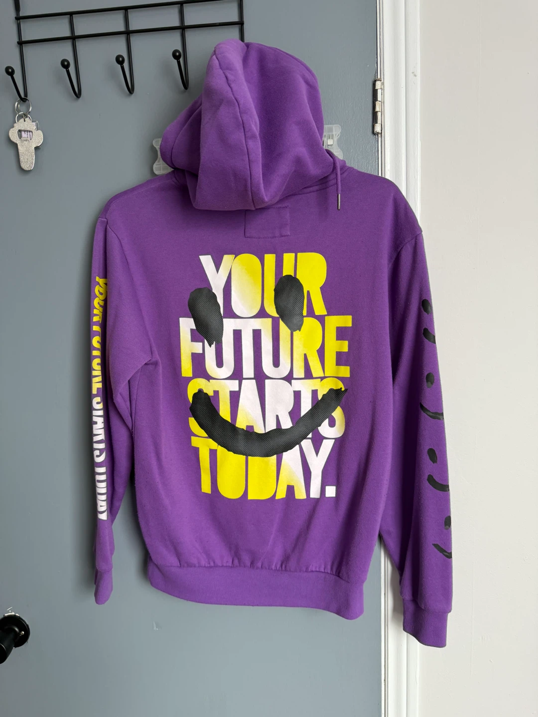 Amnesia Purple Hoodie - photo 2