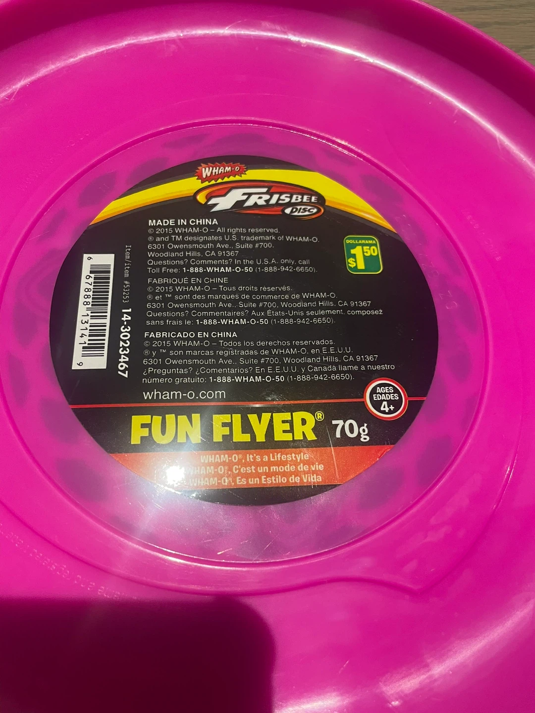 2 dollarama Wham-O Frisbee Fun Flyers - photo 2
