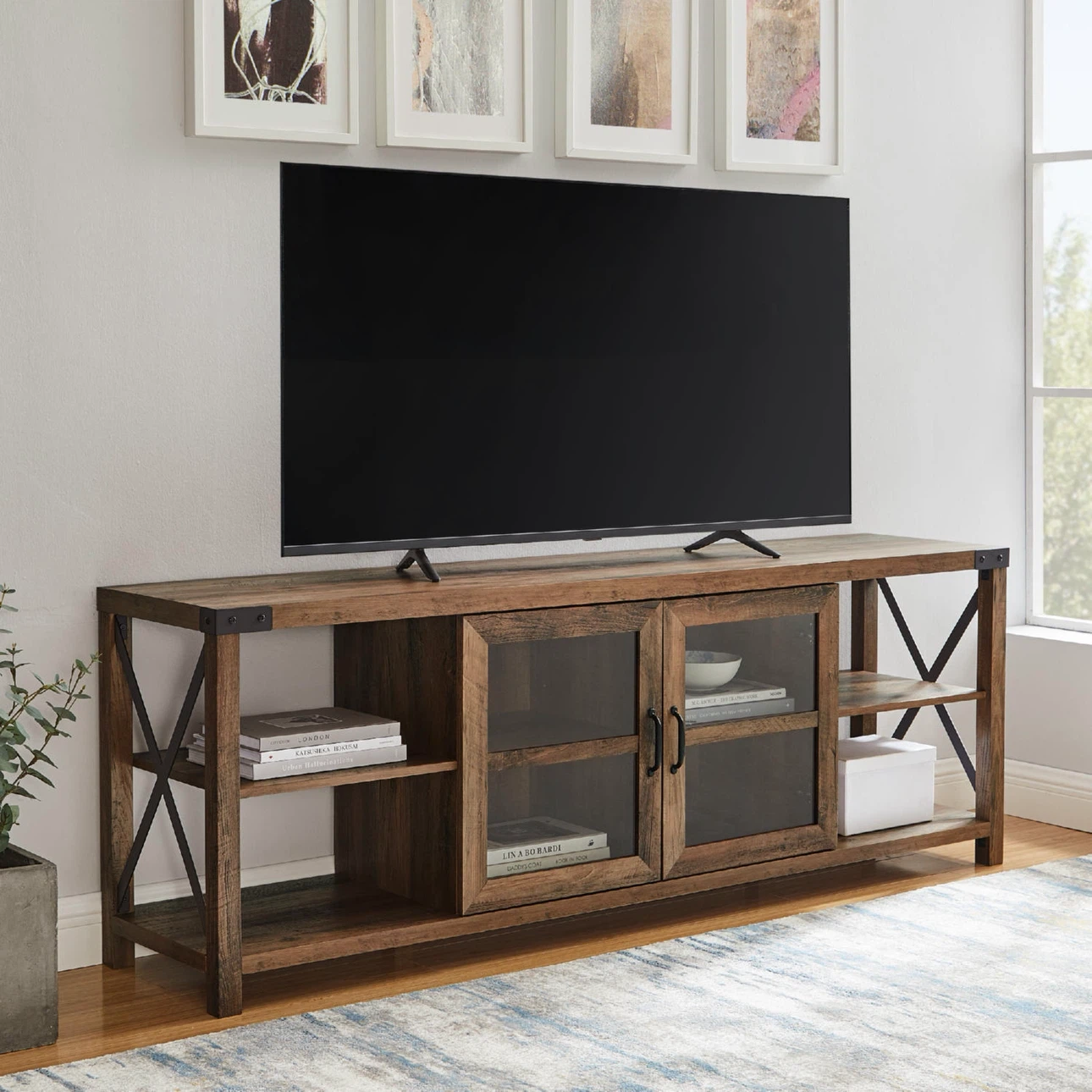 Rustic Farmhouse TV Stand